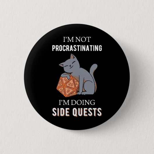 Ich verzögern nicht, ich mache seitliche Quests II Button (Vorderseite)