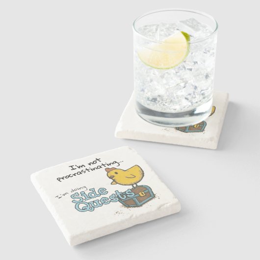 Ich verzögern nicht, ich mache Side Quests (BC) Steinuntersetzer (Seitenansicht)