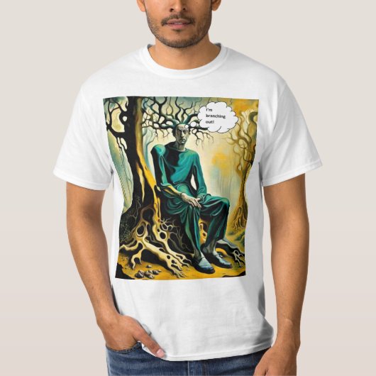 Ich verzweige mich T-Shirt (Vorderseite)