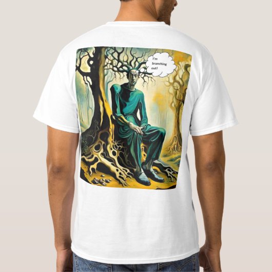 Ich verzweige mich T-Shirt (Rückseite)