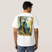 Ich verzweige mich T-Shirt (Schwarz voll)