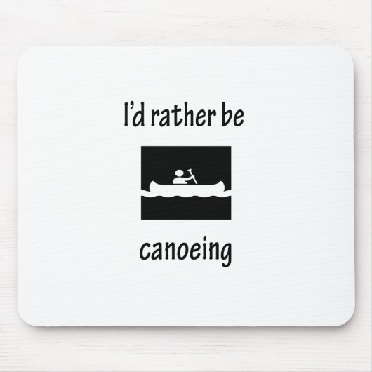 Ich vielmehr Canoeing Mousepad (Vorne)