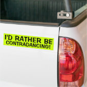 Ich VIELMEHR CONTRADANCING! Autoaufkleber (Auf Lkw)