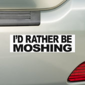 Ich vielmehr Moshing Autoaufkleber (Auf Auto)