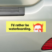 Ich vielmehr waterboarding autoaufkleber (Auf Auto)