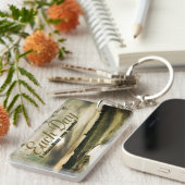 "Ich visualisiere meine Ziele" Motivation Affirmat Schlüsselanhänger (Vorderseite rechts)