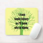 Ich vollziehe Familiengeschichte nach Mousepad (Mit Mouse)