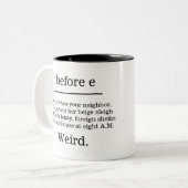 "Ich vor E schließe…" aus Humorvolle Zweifarbige Tasse (Vorderseite Links)