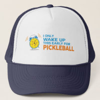 "Ich wache nur dieses früh für Pickleball" Hut auf