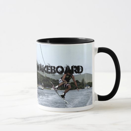 ICH WACHE ZU WAKEBOARD AUF TASSE (Rechts)