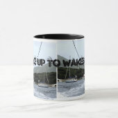 ICH WACHE ZU WAKEBOARD AUF TASSE (Zentrum)