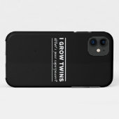 Ich wachse Zwillinge Case-Mate iPhone Hülle (Rückseite (Horizontal))