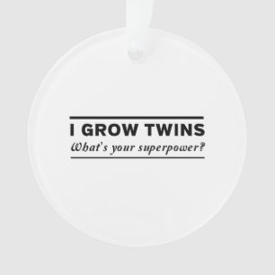 Ich wachse Zwillinge Ornament