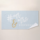 Ich wachte #married so auf! badehandtuch (Badehandtuch)