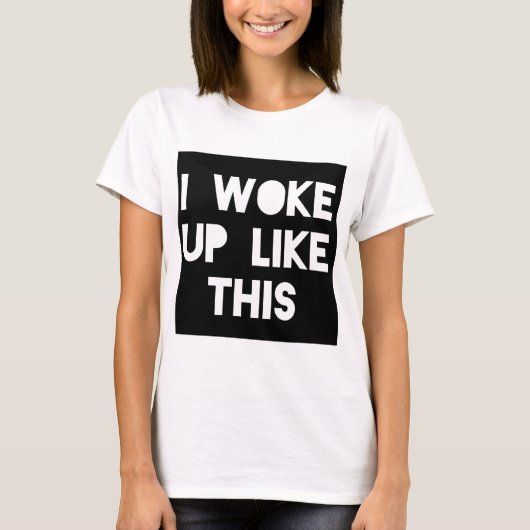 Ich wachte wie dieses grafische tde auf T-Shirt (Vorderseite)