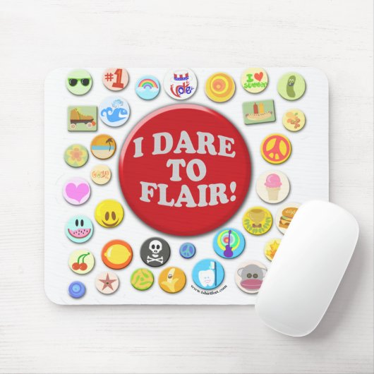 Ich wage es zu Flair Mousepad (Mit Mouse)