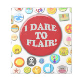 Ich wage es zu Flair Notizblock (Vorderseite)
