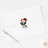 Ich wähle den Bären aus Runder Aufkleber (Umschlag)