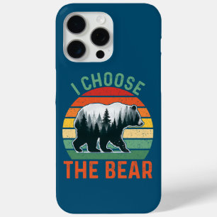 Ich wähle den Bären im Waldzelt 2024 Case-Mate iPhone Hülle