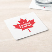 Ich wähle den Canada Paper Untersetzer (angewinkelt)