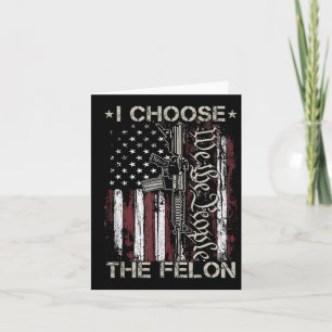 Ich wähle den Felon Funny Trump 2024 für das Absti Karte