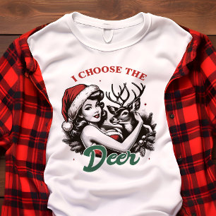 Ich wähle den lustigen Weihschen Hirsch Tri-Blend Shirt