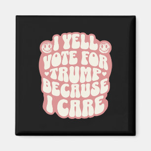 Ich wähle den Verbrecher lustiger Trump Patriot Re Magnet