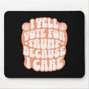 Ich wähle den Verbrecher lustiger Trump Patriot Re Mousepad