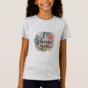 "Ich wähle dich" Motiv-T-Shirt-Design T-Shirt