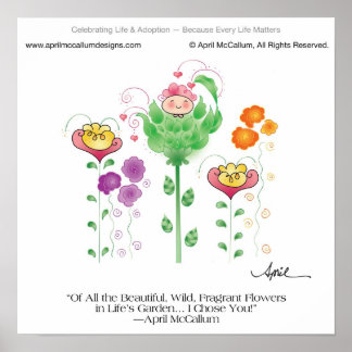 ICH WÄHLE DICH! Poster von April McCallum