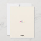 Ich wähle dich Valentinstag-Postkarte Feiertagskarte (Rückseite)