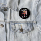 Ich wähle die Felon Funny Trump-US-Wahl Button (Beispiel)