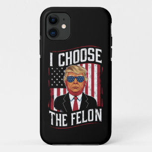 Ich wähle die Felon Funny Trump-US-Wahl Case-Mate iPhone Hülle