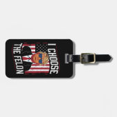 Ich wähle die Felon Funny Trump-US-Wahl Gepäckanhänger (Vorderseite horizontal)