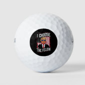 Ich wähle die Felon Funny Trump-US-Wahl Golfball (Vorderseite)