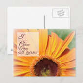 Ich wähle die Glückskarte Postkarte (Vorne/Hinten)