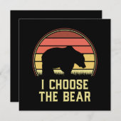 ICH WÄHLE DIE Vintage Feministin "BAR" (Vorne/Hinten)