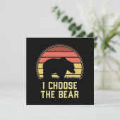 ICH WÄHLE DIE Vintage Feministin "BAR" (Stehend Vorderseite)