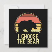 ICH WÄHLE DIE Vintage Feministin "BAR" (Rückseite)