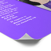 Ich wähle ein Liebe-Poster Poster (Ecke)