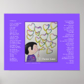 Ich wähle ein Liebe-Poster Poster (Vorne)