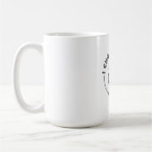 Ich wähle Frieden Später Wütender Vogel Kaffeetasse (Links)