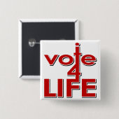 Ich wähle für das Leben Button (Vorne & Hinten)