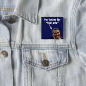Ich wähle für "diesen ein" Obama-Knopf Button (Beispiel)