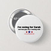Ich wähle für Sarah Button (Vorne & Hinten)