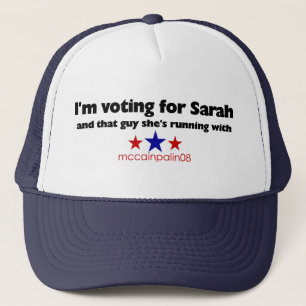 Ich wähle für Sarah Truckerkappe