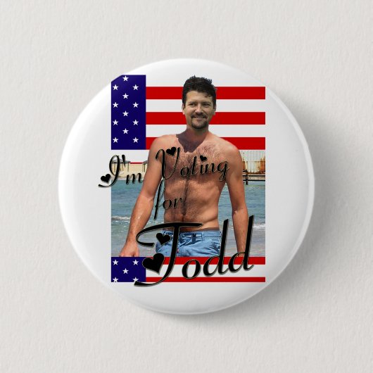 Ich wähle für Todd-Knopf Button (Vorderseite)