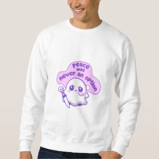 Ich wähle Gewalt Ghost Funny Skull Sweatshirt
