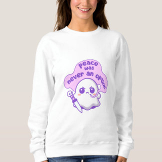 Ich wähle Gewalt Ghost Funny Skull Sweatshirt