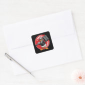 Ich wähle Gewalt lustige Ente Sticker (Umschlag)
